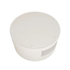 Table basse ronde blanche et noire, 2 niveaux, 1-2 places