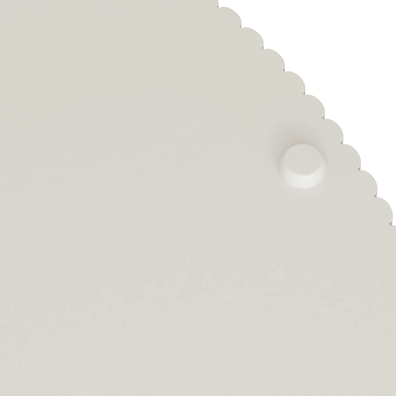 Table basse ronde blanche et noire, 2 niveaux, 1-2 places