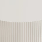 Table basse ronde blanche et noire, 2 niveaux, 1-2 places