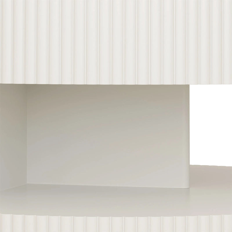 Table basse ronde blanche et noire, 2 niveaux, 1-2 places