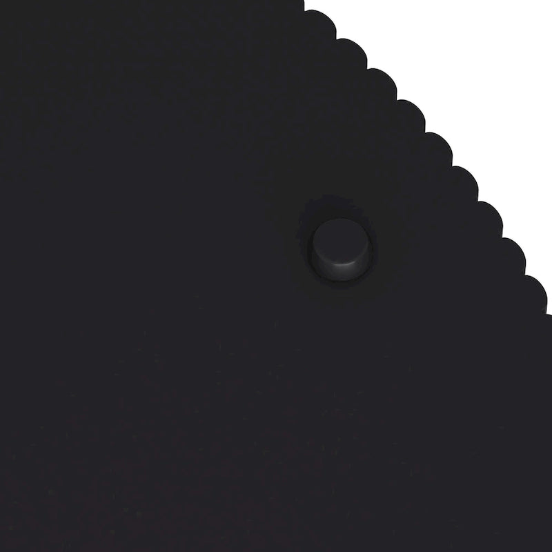 Table basse ronde blanche et noire, 2 niveaux, 1-2 places