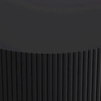Table basse ronde blanche et noire, 2 niveaux, 1-2 places
