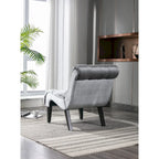 Fauteuil d'appoint individuel de style baril – Plusieurs coloris