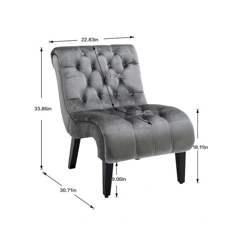 Fauteuil d'appoint individuel de style baril – Plusieurs coloris