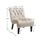 Fauteuil d'appoint individuel de style baril – Plusieurs coloris