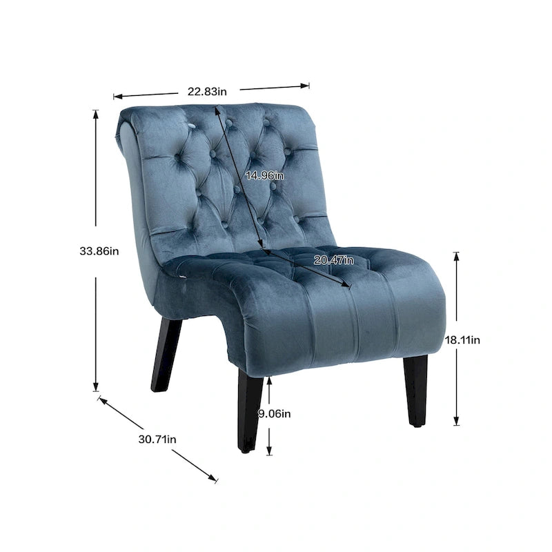 Fauteuil d'appoint individuel de style baril – Plusieurs coloris