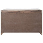 Banc de rangement capitonné, 2 tiroirs et panier, Espresso/Chêne/Blanc/Bleu, 2 places