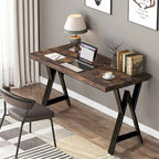 Pied de table rectangulaire Type W noir, simple
