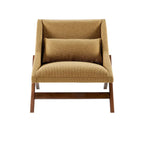 Fauteuil lounge, une place, jaune moutarde et coloris Pécane