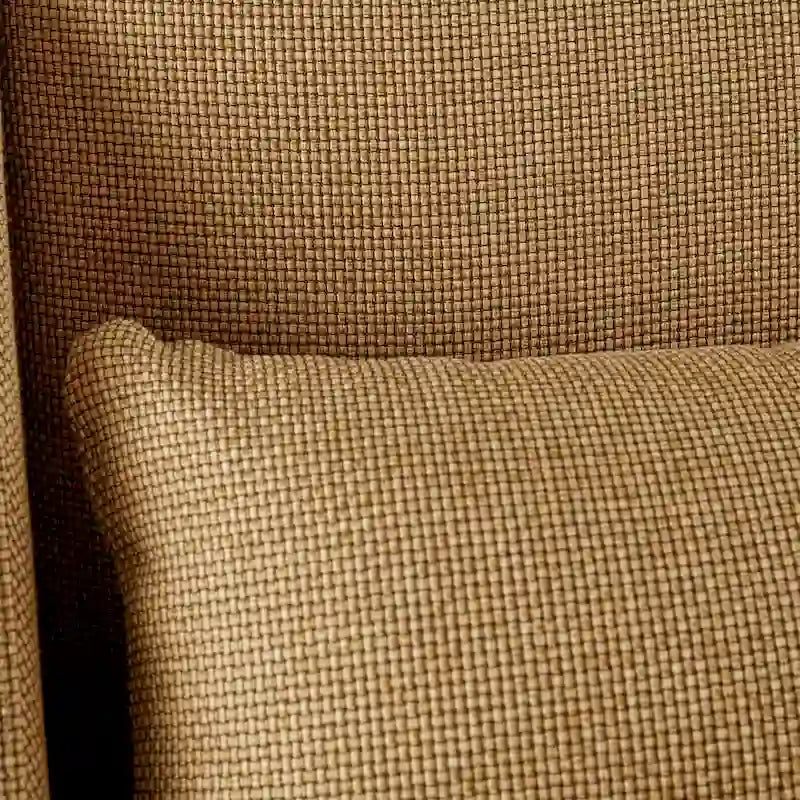 Fauteuil lounge, une place, jaune moutarde et coloris Pécane