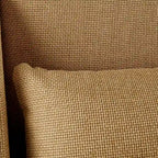 Fauteuil lounge, une place, jaune moutarde et coloris Pécane