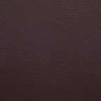 Banc de salle à manger mi-siècle marron et noir, coussin en similicuir, 2 places