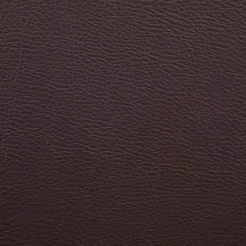 Banc de salle à manger mi-siècle marron et noir, coussin en similicuir, 2 places