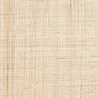 Tête de lit en rotin et bois bohème marron naturel / noir – Lit Queen size, 1 personne