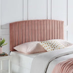 Tête de lit capitonnée en velours pour lit double ou Queen – sarcelle / bleu marine / blanc / anthracite / vieux rose