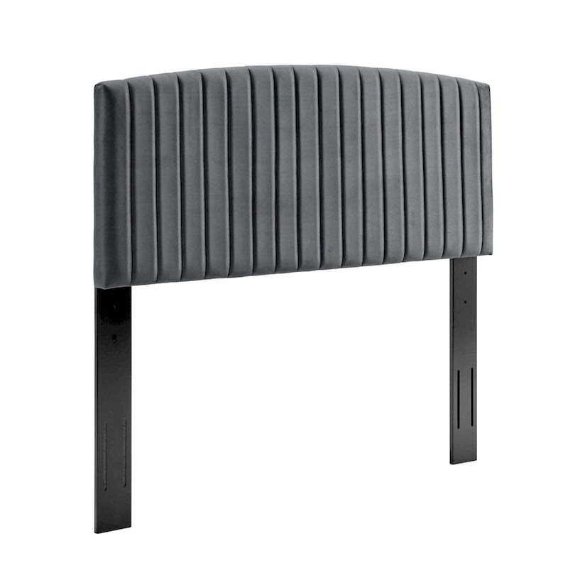 Tête de lit capitonnée en velours pour lit double ou Queen – sarcelle / bleu marine / blanc / anthracite / vieux rose