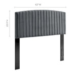 Tête de lit capitonnée en velours pour lit double ou Queen – sarcelle / bleu marine / blanc / anthracite / vieux rose