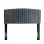 Tête de lit capitonnée en velours pour lit double ou Queen – sarcelle / bleu marine / blanc / anthracite / vieux rose