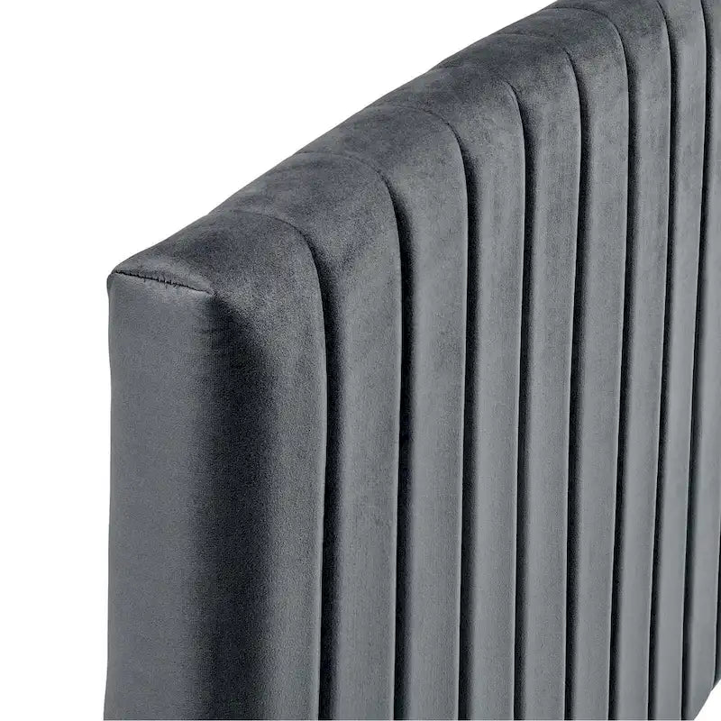 Tête de lit capitonnée en velours pour lit double ou Queen – sarcelle / bleu marine / blanc / anthracite / vieux rose