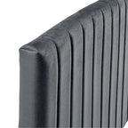 Tête de lit capitonnée en velours pour lit double ou Queen – sarcelle / bleu marine / blanc / anthracite / vieux rose