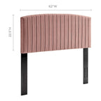 Tête de lit capitonnée en velours pour lit double ou Queen – sarcelle / bleu marine / blanc / anthracite / vieux rose