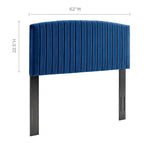 Tête de lit capitonnée en velours pour lit double ou Queen – sarcelle / bleu marine / blanc / anthracite / vieux rose