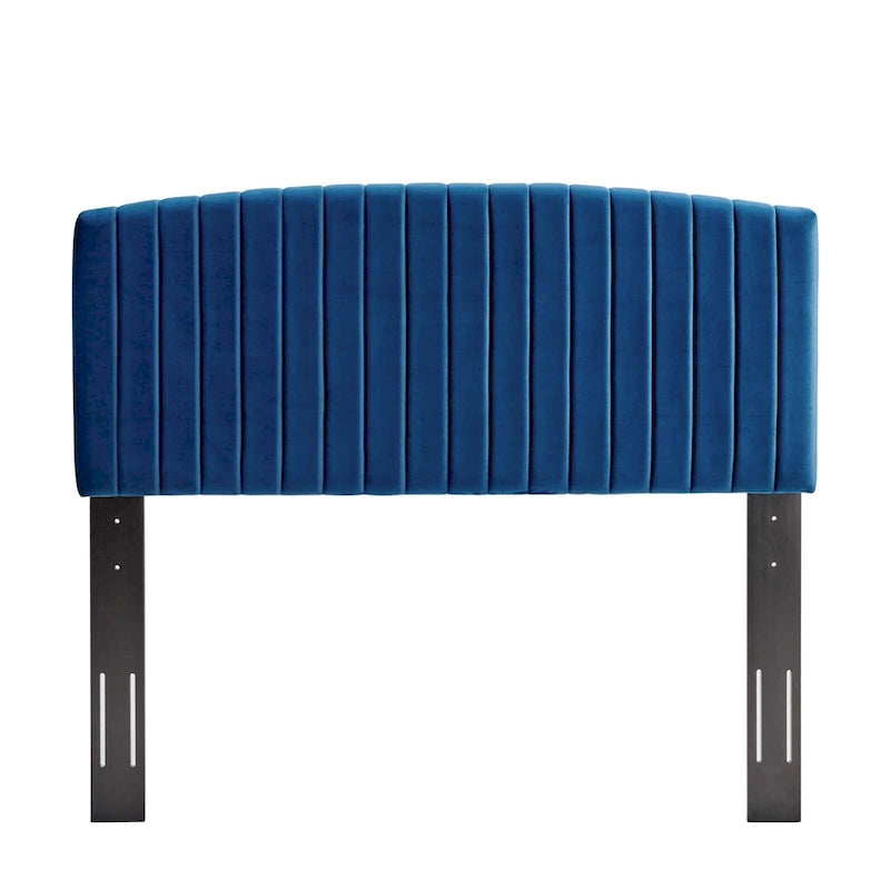 Tête de lit capitonnée en velours pour lit double ou Queen – sarcelle / bleu marine / blanc / anthracite / vieux rose