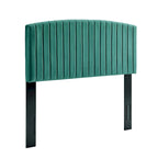 Tête de lit capitonnée en velours pour lit double ou Queen – sarcelle / bleu marine / blanc / anthracite / vieux rose