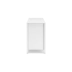 Commode blanche 6 tiroirs, style festonné, une personne