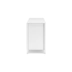 Commode blanche 6 tiroirs, style festonné, une personne