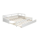 Lit de repos en bois avec lit gigogne escamotable, de une à deux places (format simple à grand lit)