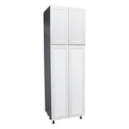 Armoire utilitaire 4 portes – Panneau plat, unité simple | 36" × 90" × 23-3/8"