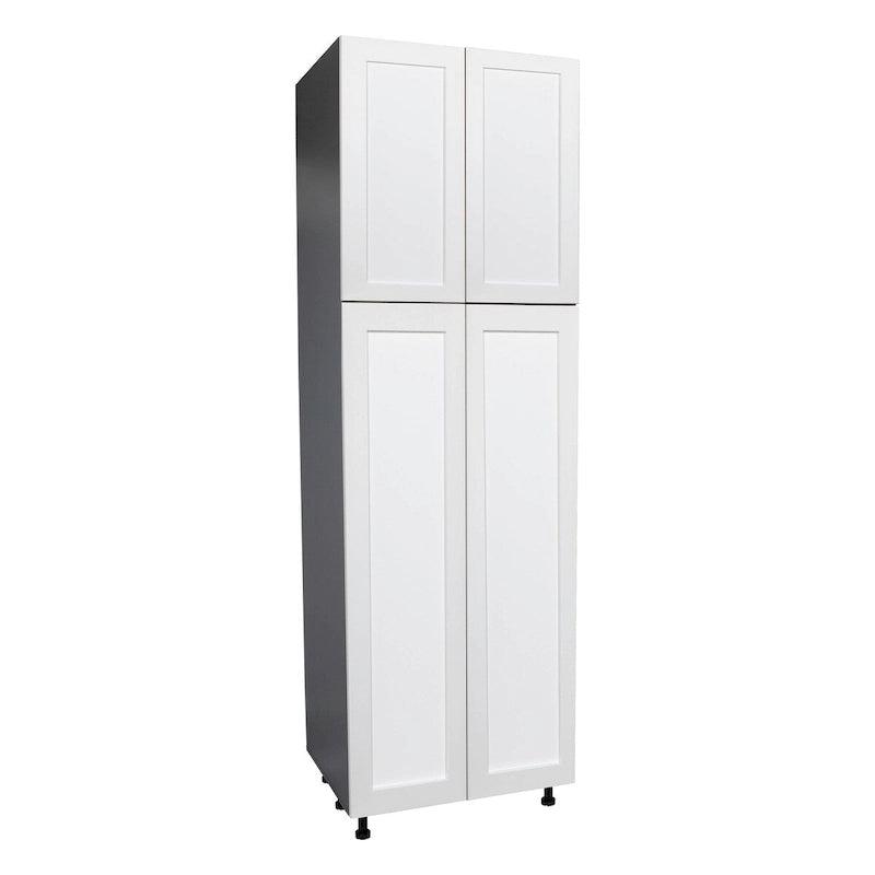 Armoire utilitaire 4 portes – Panneau plat, unité simple | 36" × 90" × 23-3/8"