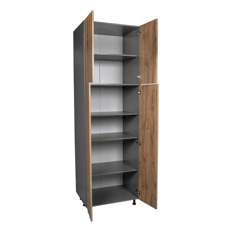 Armoire utilitaire 4 portes – Panneau plat, unité simple | 36" × 90" × 23-3/8"