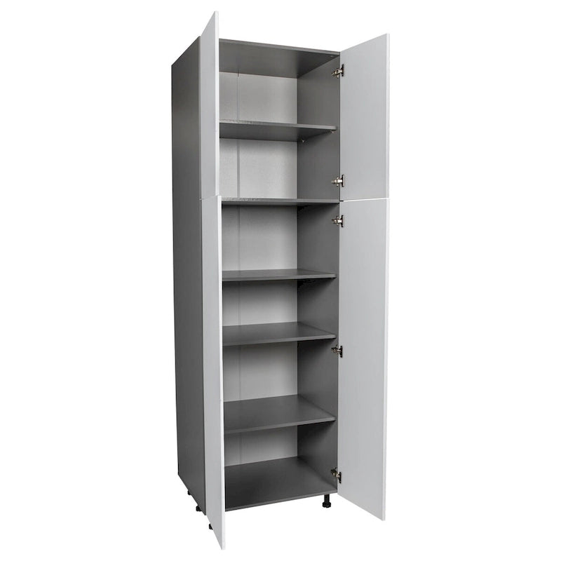 Armoire utilitaire 4 portes – Panneau plat, unité simple | 36" × 90" × 23-3/8"
