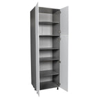 Armoire utilitaire 4 portes – Panneau plat, unité simple | 36" × 90" × 23-3/8"