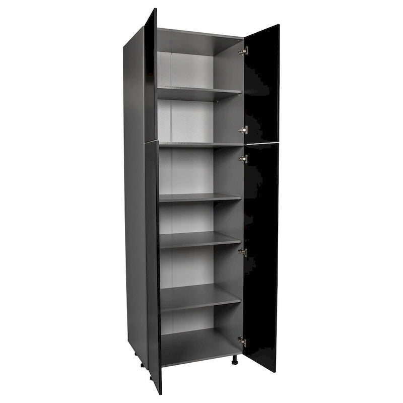 Armoire utilitaire 4 portes – Panneau plat, unité simple | 36" × 90" × 23-3/8"