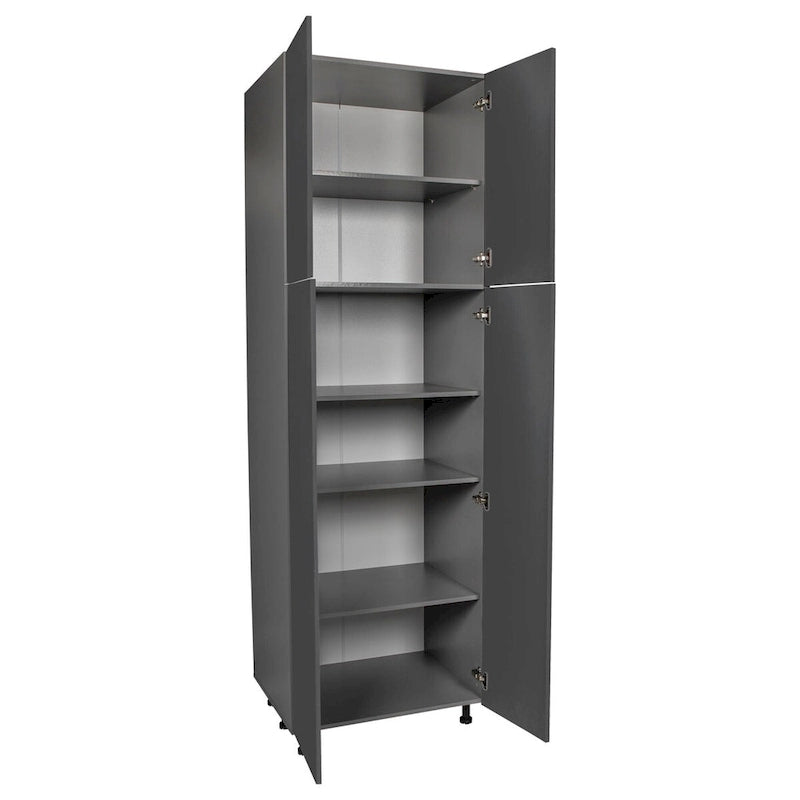 Armoire utilitaire 4 portes – Panneau plat, unité simple | 36" × 90" × 23-3/8"