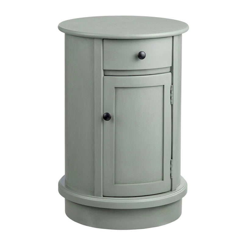 Meuble d'appoint 2 portes en bois gris