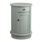 Meuble d'appoint 2 portes en bois gris