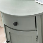 Meuble d'appoint 2 portes en bois gris