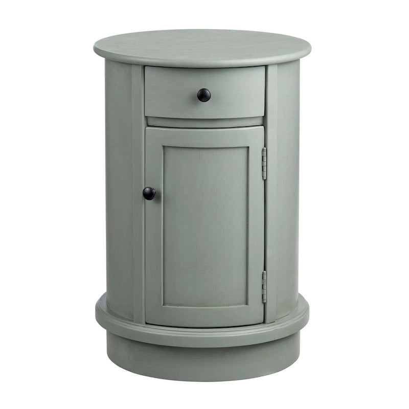 Meuble d'appoint 2 portes en bois gris