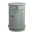 Meuble d'appoint 2 portes en bois gris